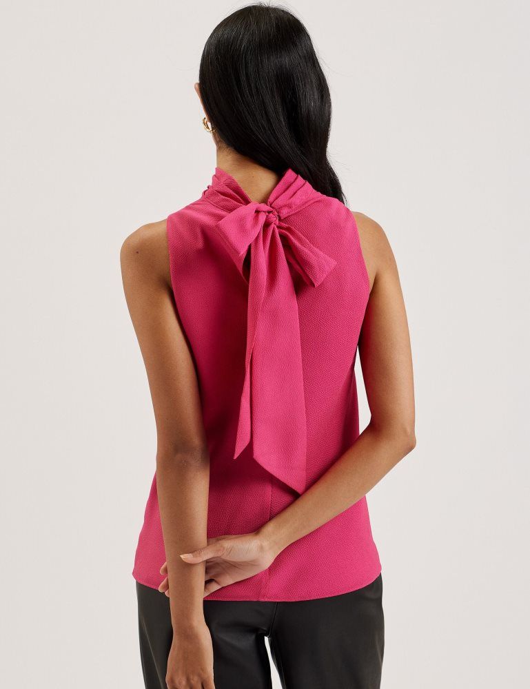 Ted Baker Anini - Textured High Neck Sleeveless Top Ženske Majice Fuksije | 812739-SPO