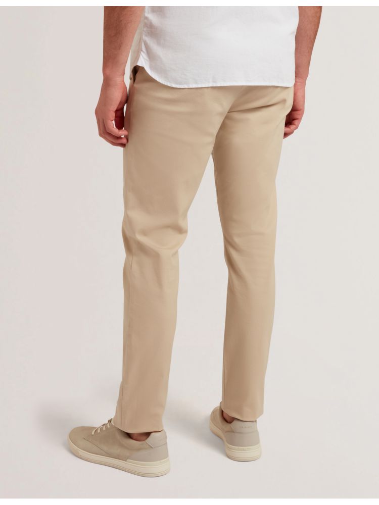 Ted Baker Batford - Slim Fit Cotton Blend Chinos Muške Chino Hlače Sive | 845079-CQO