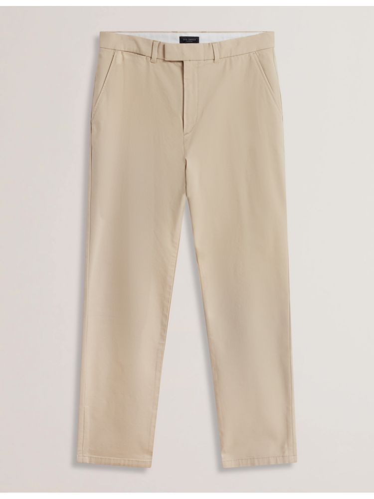 Ted Baker Batford - Slim Fit Cotton Blend Chinos Muške Chino Hlače Sive | 845079-CQO