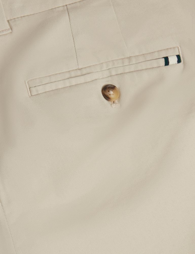 Ted Baker Batford - Slim Fit Cotton Blend Chinos Muške Hlače Smeđe | 891543-ZOR