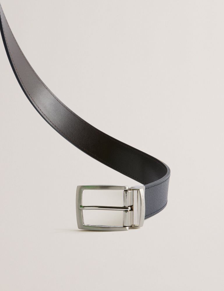 Ted Baker Breemer - Reversible Leather Belt Muške Remeni Crne | 703986-JIZ