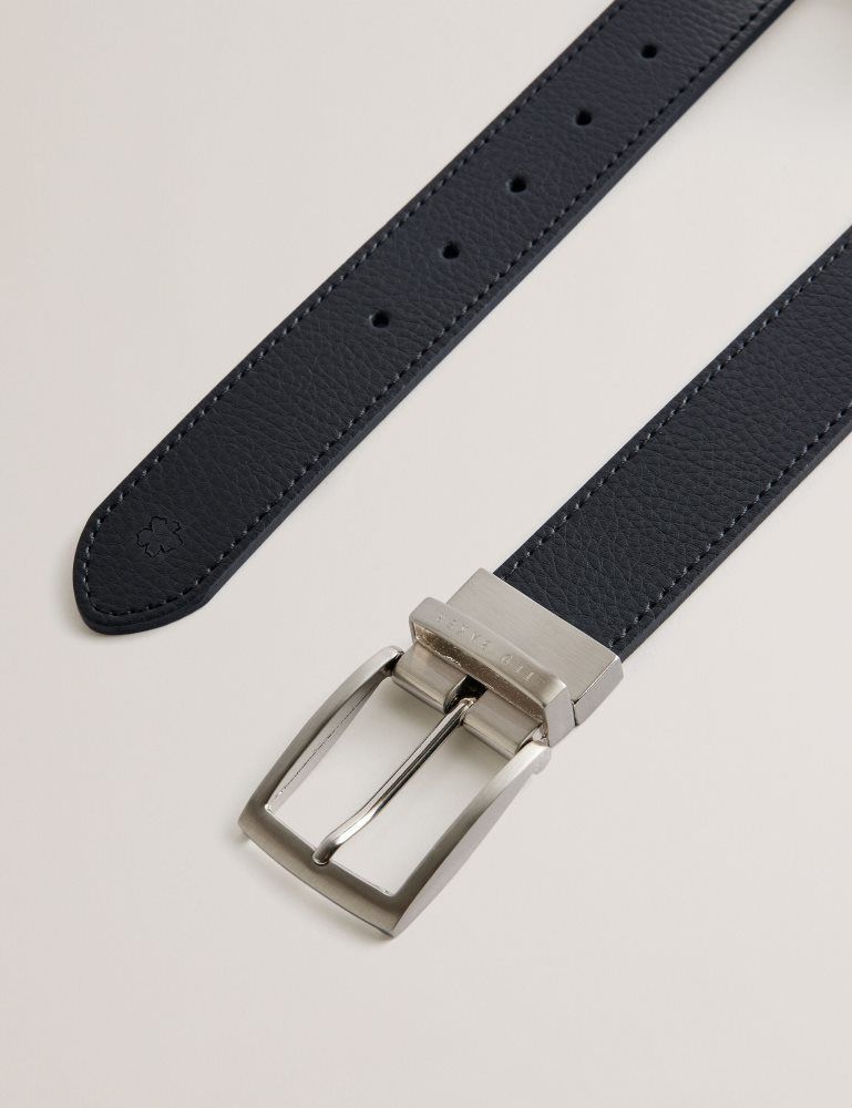 Ted Baker Breemer - Reversible Leather Belt Muške Remeni Crne | 703986-JIZ