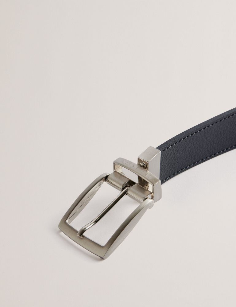 Ted Baker Breemer - Reversible Leather Belt Muške Remeni Crne | 703986-JIZ