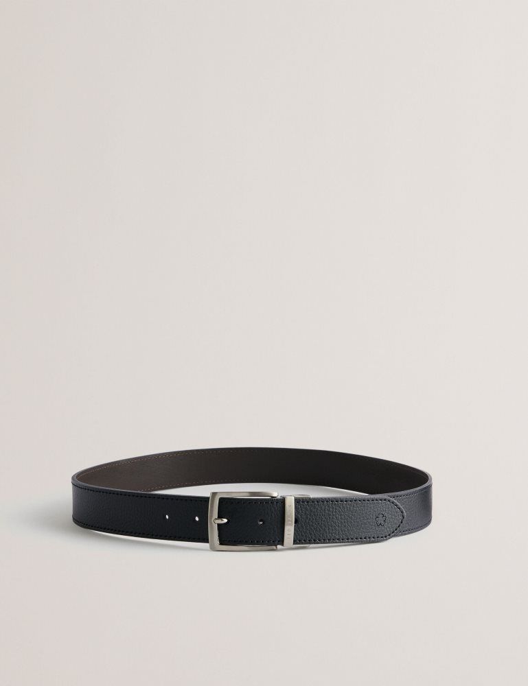 Ted Baker Breemer - Reversible Leather Belt Muške Remeni Crne | 703986-JIZ