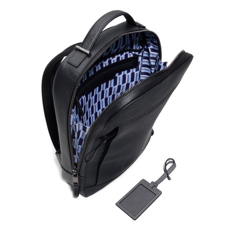 Ted Baker Carlisle - Structured Backpack Muške Ruksaci Crne | 286093-KJD