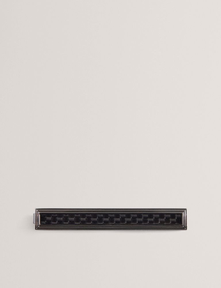 Ted Baker Carmont - Carbon Cufflink And Tie Clip Set Muške Dugmad Za Manšete Srebrne | 406913-UIS