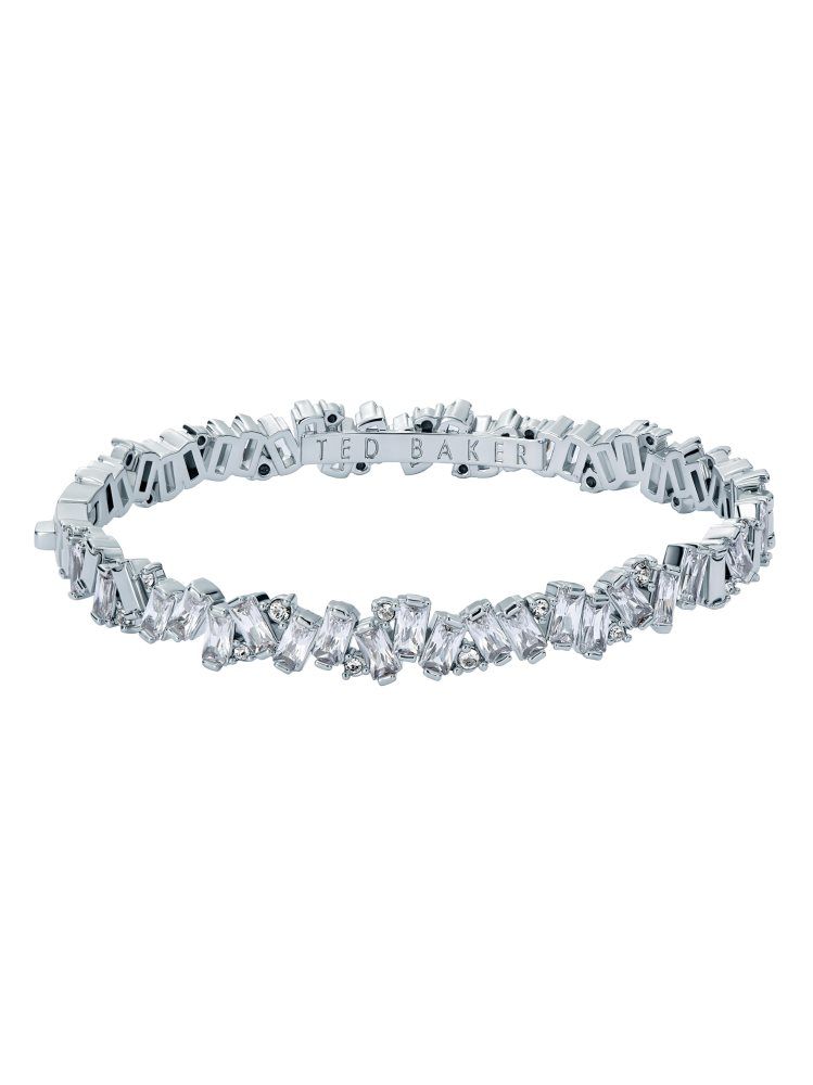 Ted Baker Clarina - Crystal Cluster Bangle Ženske Nakit Srebrne | 527140-EFQ