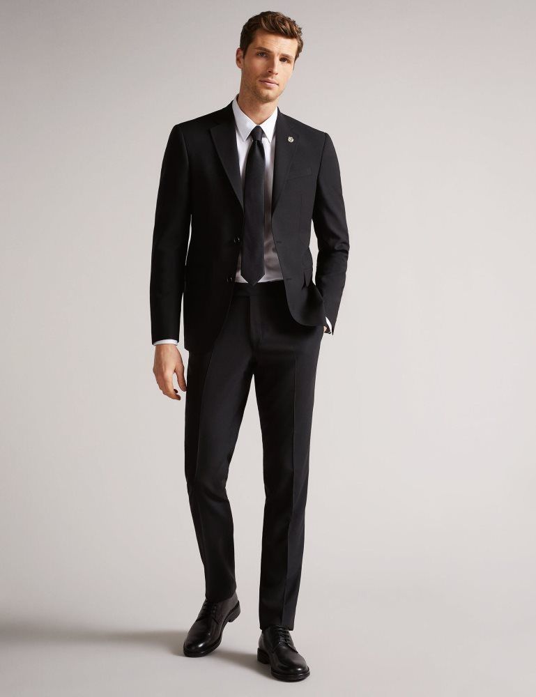 Ted Baker Classic - Wool Suit Jacket Muške Odijela Crne | 185739-VZF