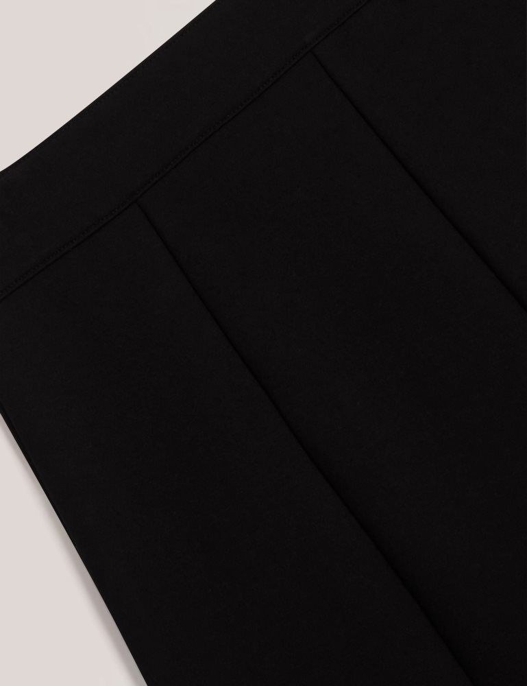 Ted Baker Felinda - Fly Front Stretchy Trouser Leggings Ženske Kratke Hlače Crne | 897206-DAW