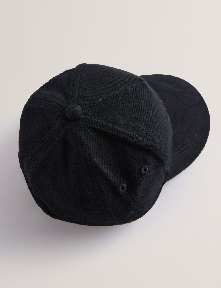 Ted Baker Fredds - Branded Cotton Baseball Cap Muške Hats, Gloves & Scarves Crne | 857463-URK
