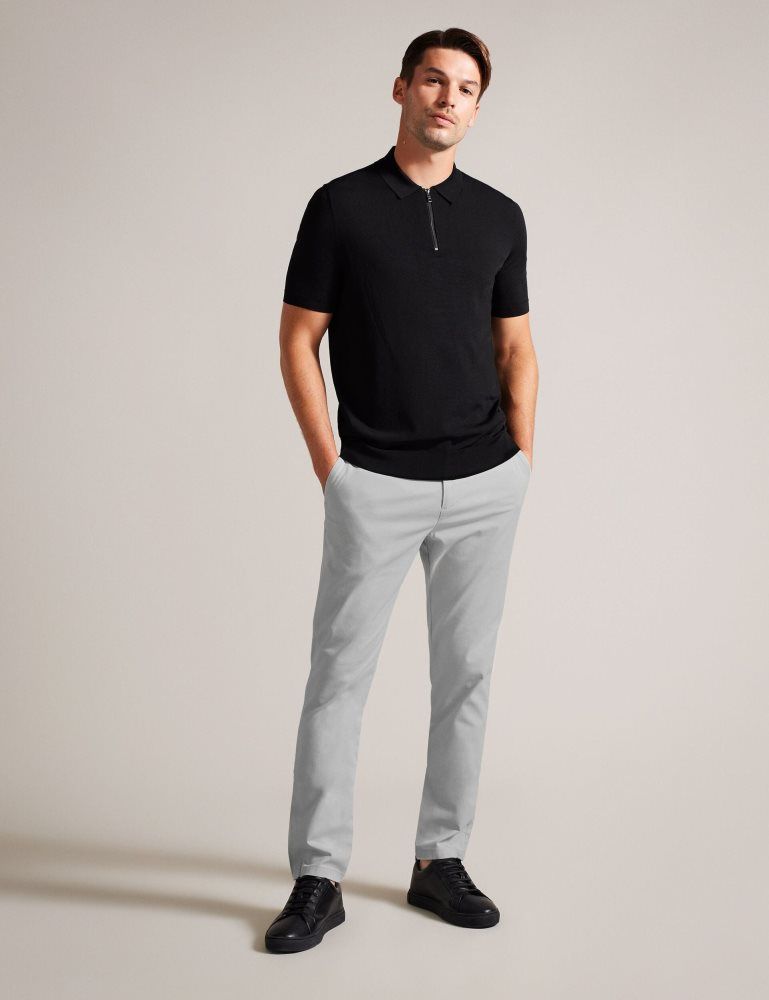 Ted Baker Haydae - Slim Fit Chino Muške Hlače Sive | 529670-DYT