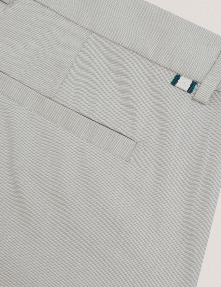 Ted Baker Jackus - Regular Fit Cotton Blend Chino Trousers Muške Hlače Sive | 241983-OTW