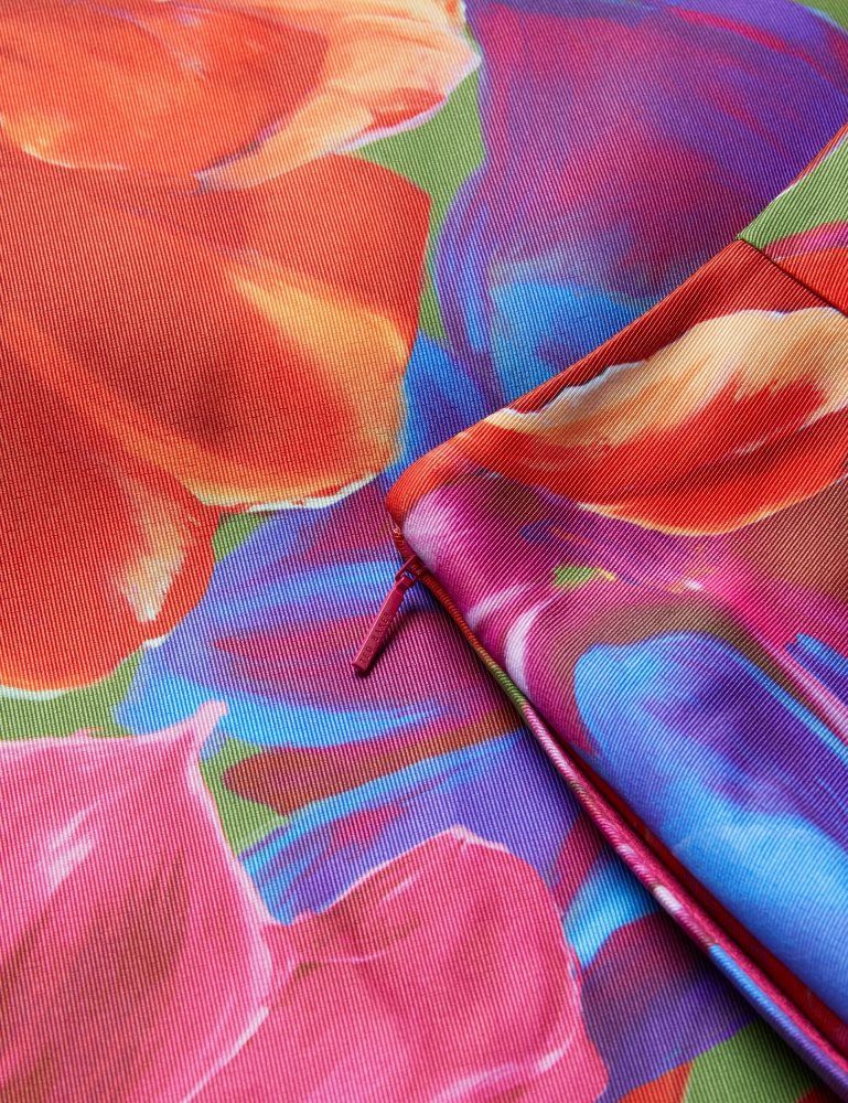 Ted Baker Joralee - Printed Wrap Midi Skirt Ženske Suknje Visebojne | 910624-KOE