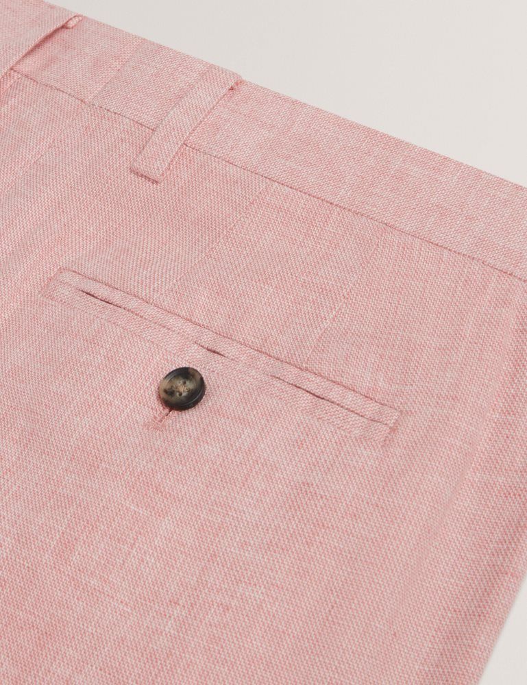 Ted Baker Kenleyt - Linen Trouser Muške Hlače Roze | 578601-GDN