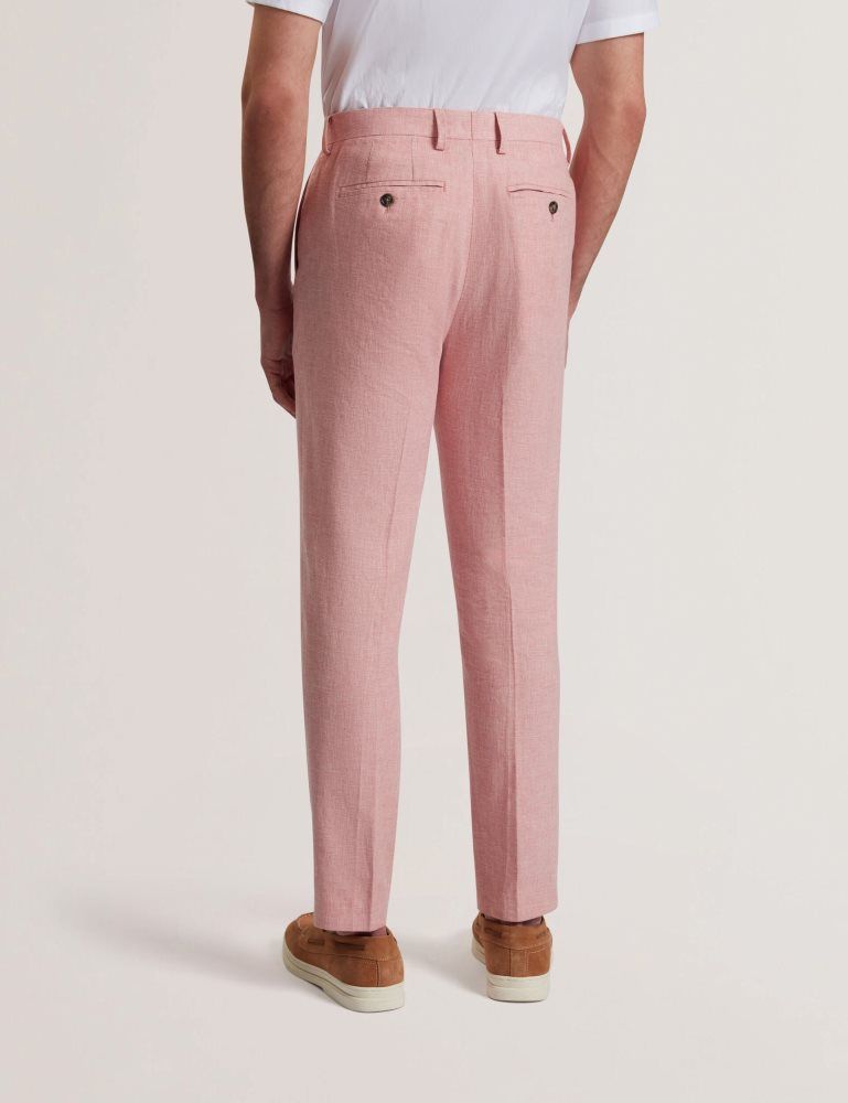 Ted Baker Kenleyt - Linen Trouser Muške Hlače Roze | 578601-GDN