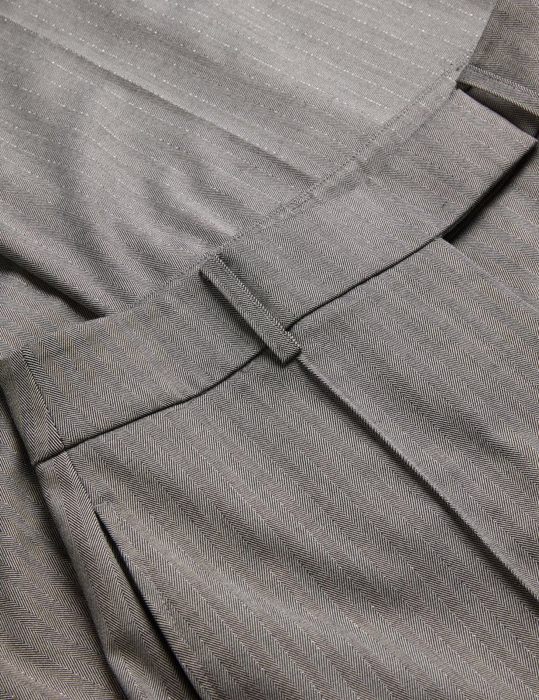 Ted Baker Koat - Herringbone Wide Leg Tailored Trousers Ženske Kratke Hlače Sive | 401528-IOP