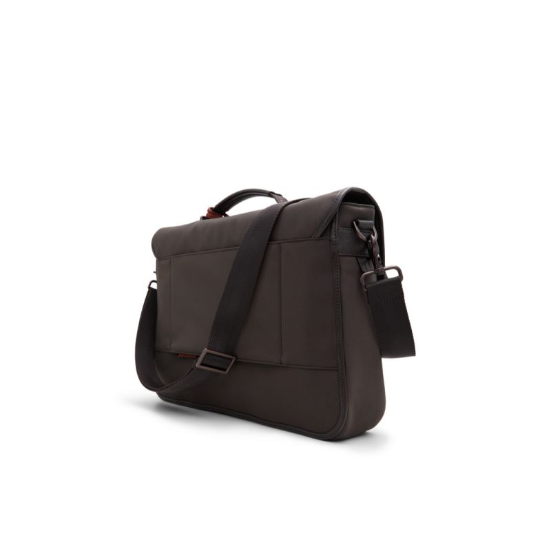 Ted Baker Malcolm - Nylon Leather Trim Messenger Bag Muške Torbe Za Dokumente Smeđe | 756941-BFS