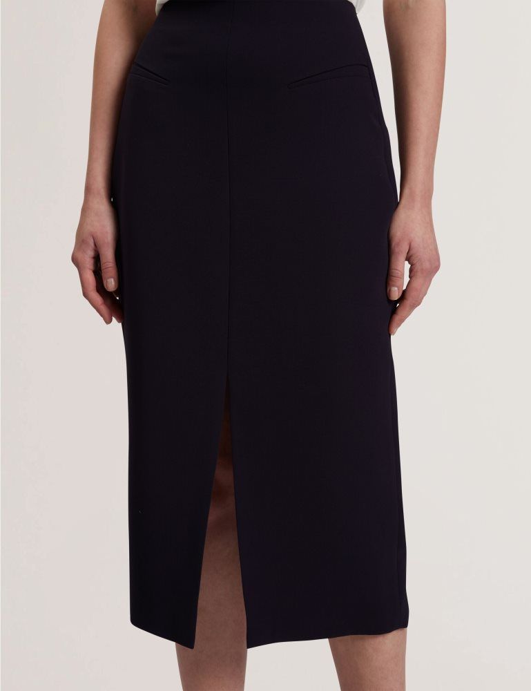 Ted Baker Manabsl - Tailored Midi Pencil Skirt With Front Split Ženske Suknje Tamnoplave | 016985-CPO