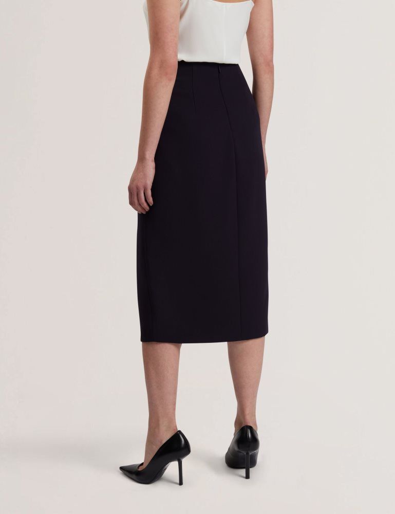 Ted Baker Manabsl - Tailored Midi Pencil Skirt With Front Split Ženske Suknje Tamnoplave | 016985-CPO