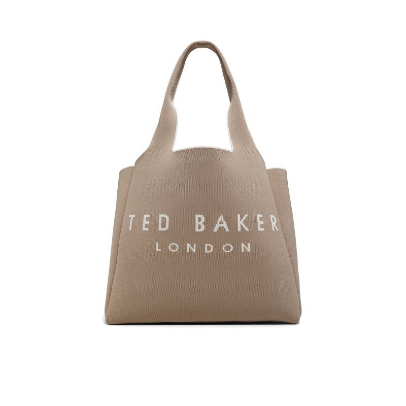 Ted Baker Nora - Large Knit Tote Ženske Torba Tote Sive Smeđe | 724096-YVA