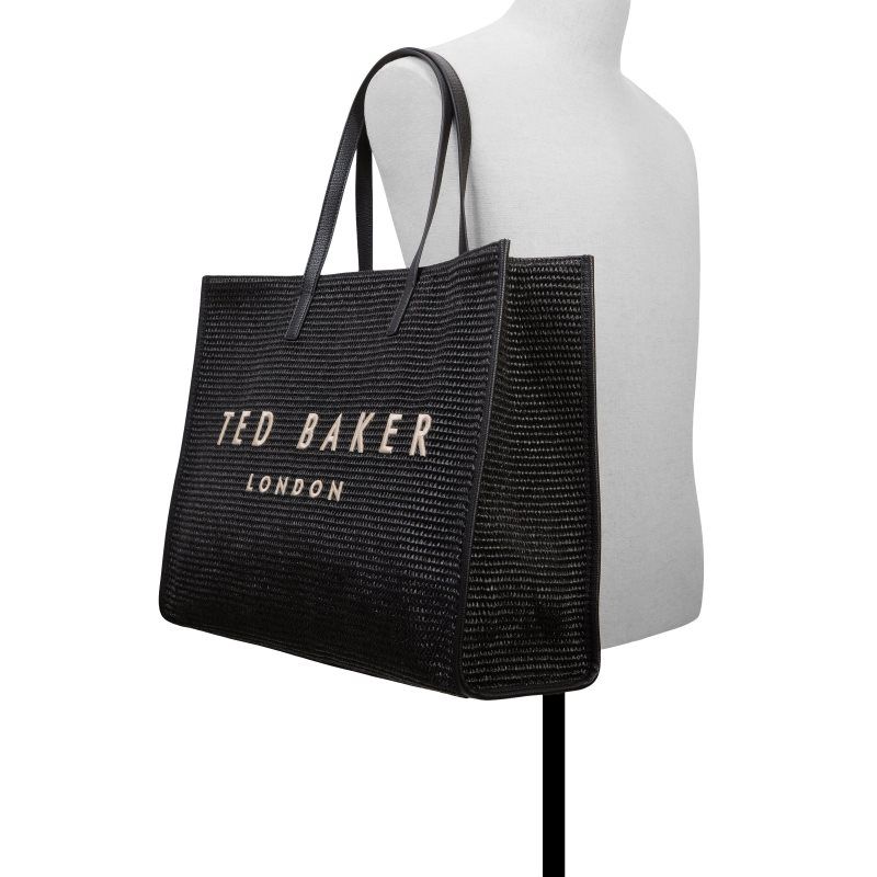 Ted Baker Palmer - Large Icon Tote Ženske Torbe Ikone Crne | 310726-YOF