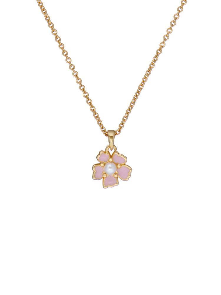 Ted Baker Petiies - Painted Flower Pendant Necklace Ženske Nakit Zlatne | 723510-GLB