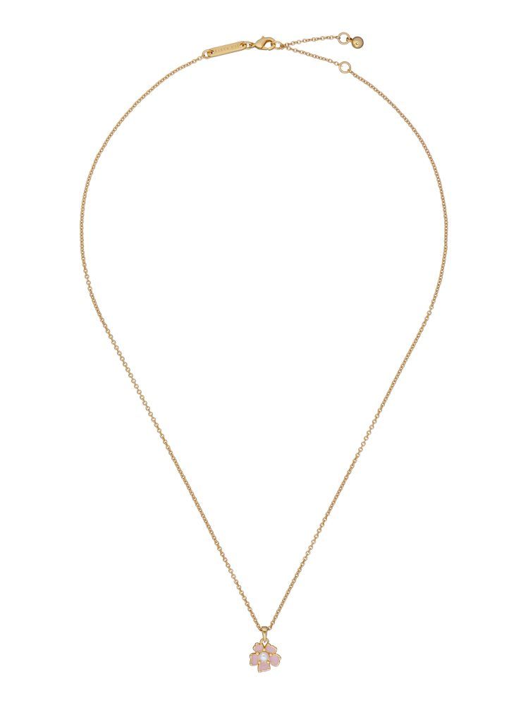 Ted Baker Petiies - Painted Flower Pendant Necklace Ženske Nakit Zlatne | 723510-GLB