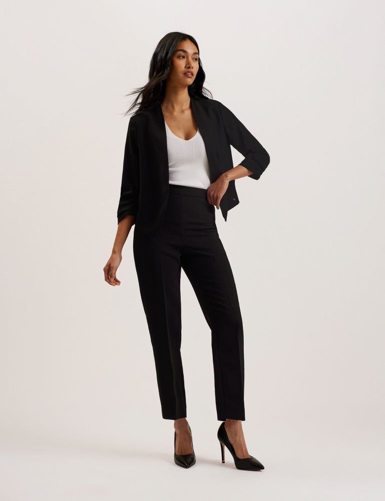 Ted Baker Popsy - 3/4 Sleeve Crop Jacket Ženske Jakne Crne | 109526-ISF
