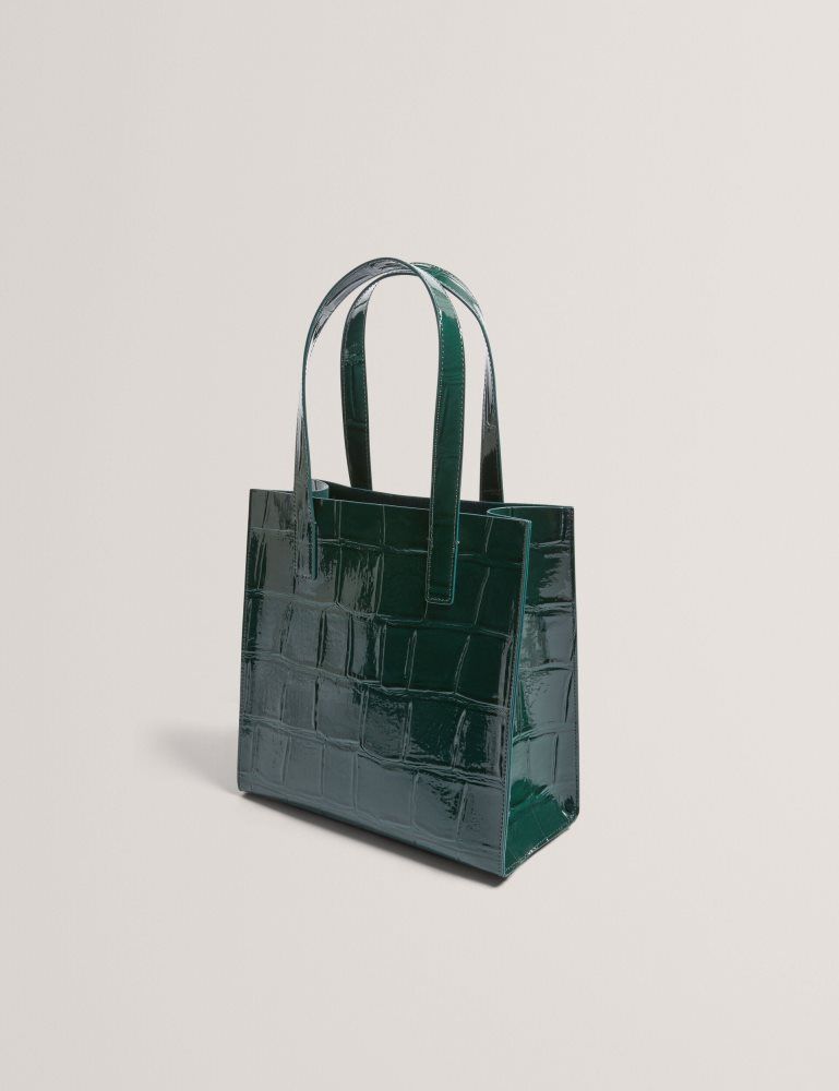 Ted Baker Reptcon - Croc Effect Small Icon Tote Bag Ženske Torba Tote Zelene | 604125-WOQ