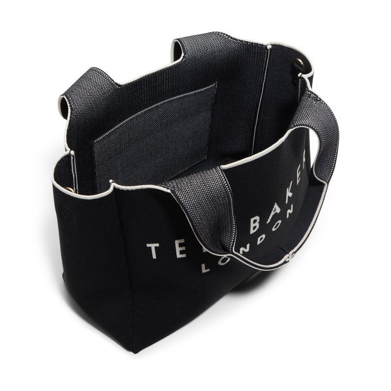 Ted Baker Sara - Small Knit Tote Ženske Torba Tote Crne | 593164-SIC