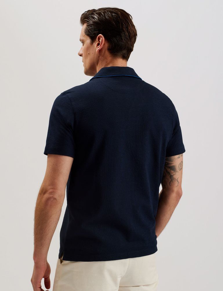 Ted Baker Selar - Short Sleeve Regular Button Through Shirt Muške Košulje Tamnoplave | 428390-BUK
