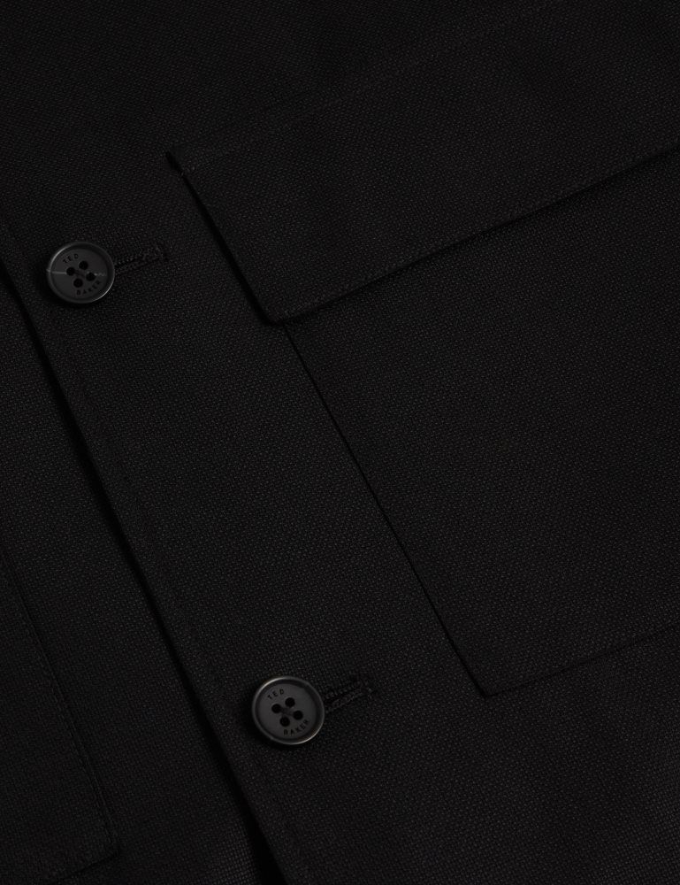 Ted Baker Selwynj - Lightweight Wool Blend Jacket Muške Jakne Crne | 914372-BIJ