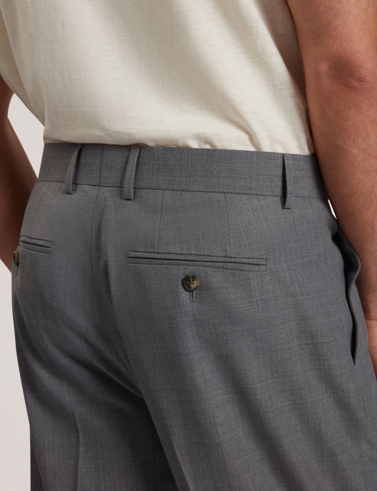 Ted Baker Selwynt - Lightweight Wool Blend Trouser Muške Hlače Sive | 703516-CAB
