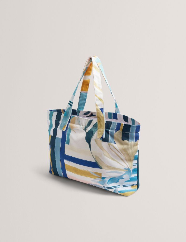 Ted Baker Shelyss - Printed Beach Bag & Flip Flops Set Ženske Torba Tote Zelene | 106478-KPG