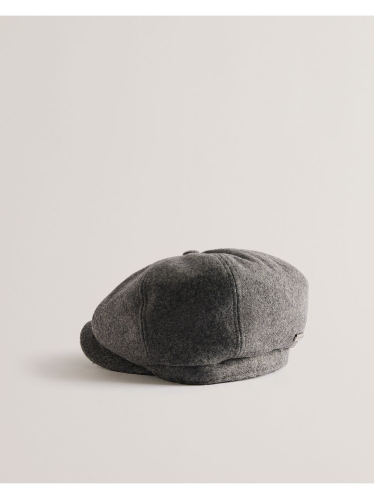 Ted Baker Simonns - Wool Blend Baker Boy Hat Muške Hats, Gloves & Scarves Sive | 693824-XBQ