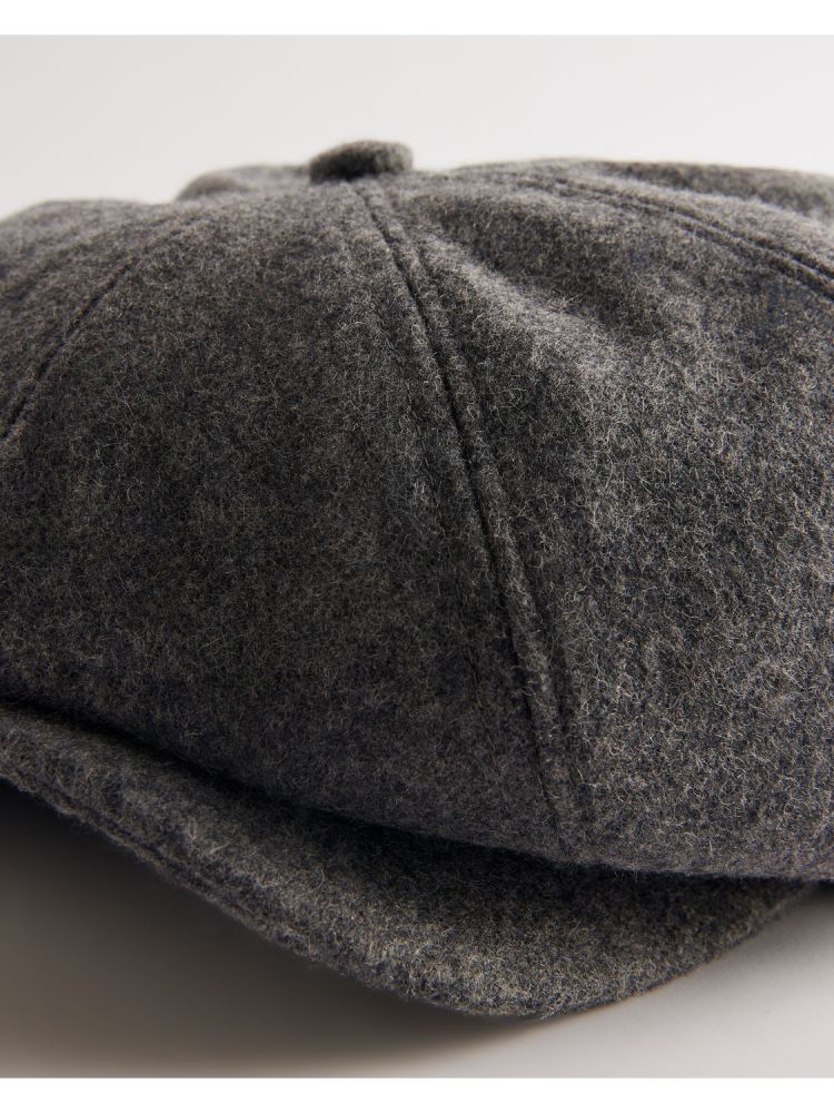 Ted Baker Simonns - Wool Blend Baker Boy Hat Muške Hats, Gloves & Scarves Sive | 693824-XBQ