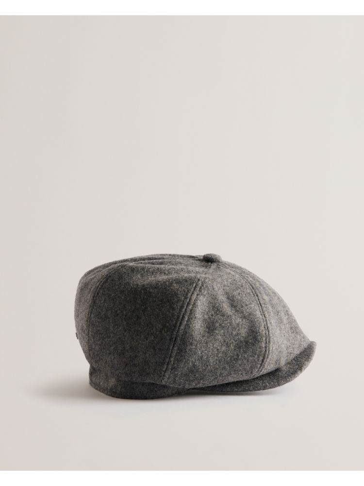 Ted Baker Simonns - Wool Blend Baker Boy Hat Muške Hats, Gloves & Scarves Sive | 693824-XBQ