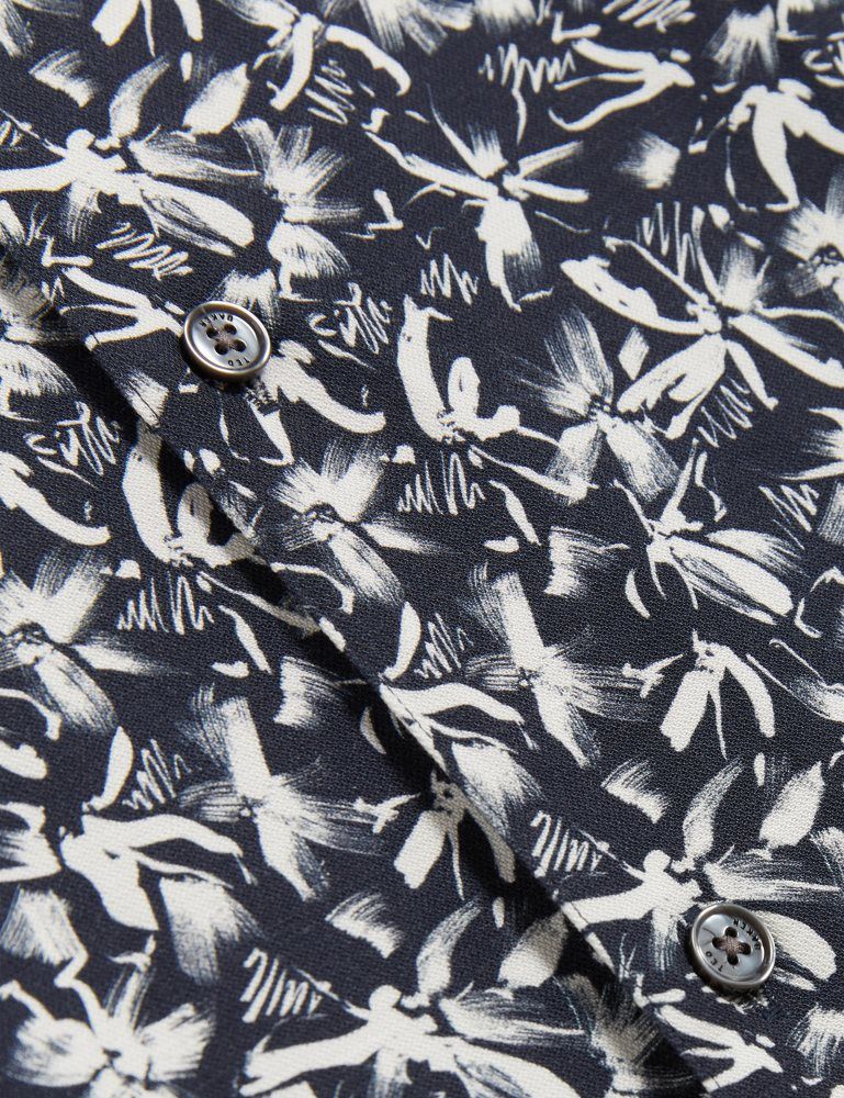 Ted Baker Tavaro - Short Sleeve Abstract Floral Shirt Muške Košulje Tamnoplave | 495237-HYO