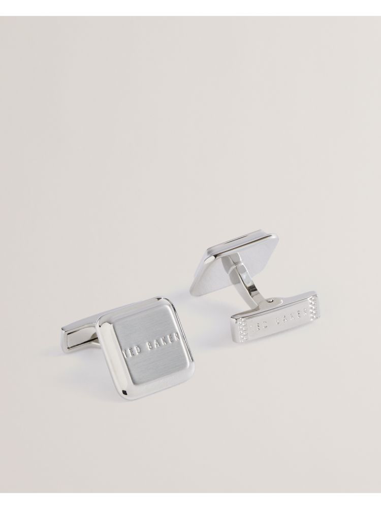 Ted Baker Tedly - Silver Branded Cufflinks Muške Dugmad Za Manšete Srebrne | 279564-XLH