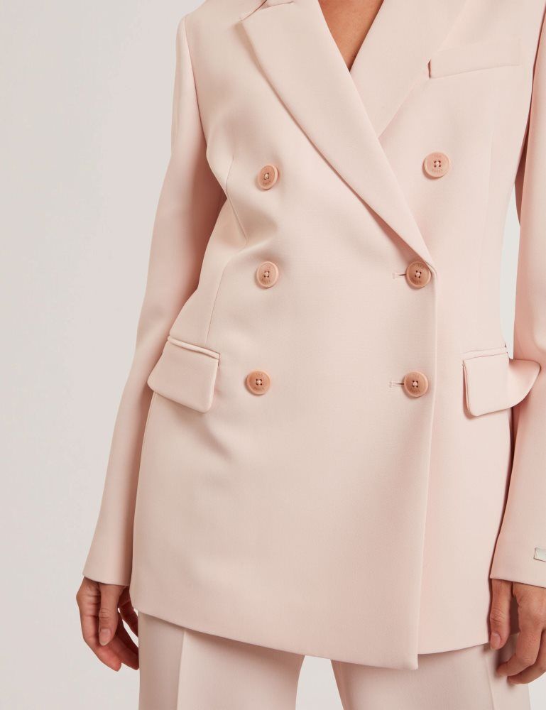 Ted Baker Traga - Tailored Double Breasted Woven Blazer Ženske Jakne Roze | 310976-BWT